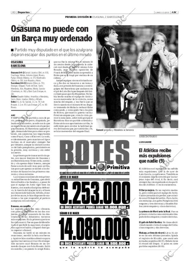 ABC MADRID 03-03-2003 página 80