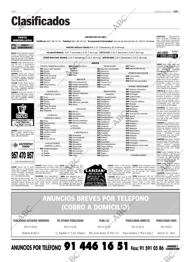 ABC CORDOBA 04-03-2003 página 60