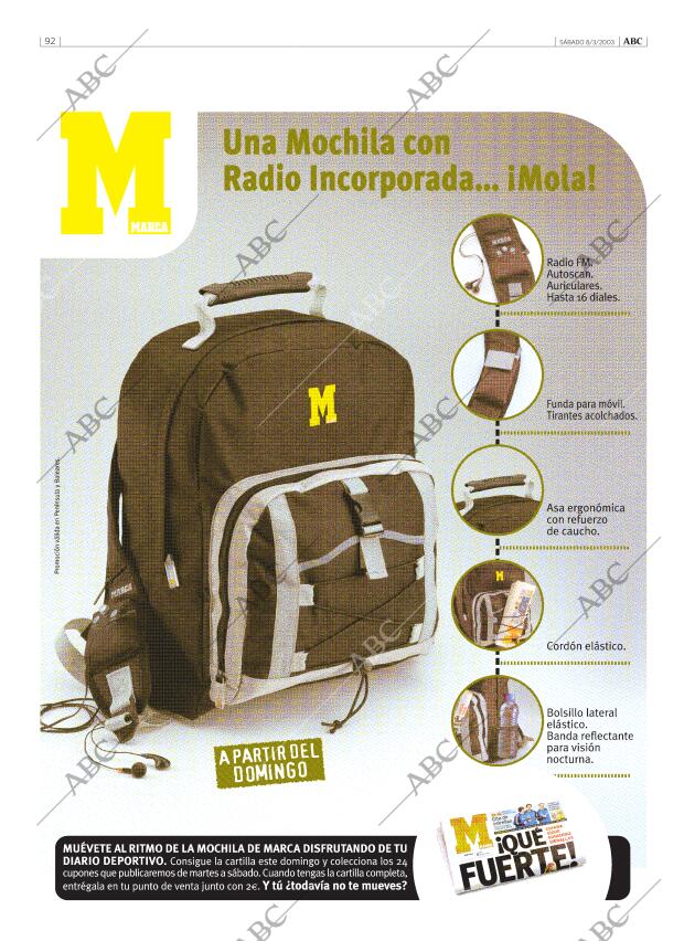 Mochila Real Valladolid vuelta al cole, ergonómica, asas acolchadas