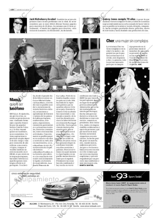 ABC SEVILLA 13-03-2003 página 89