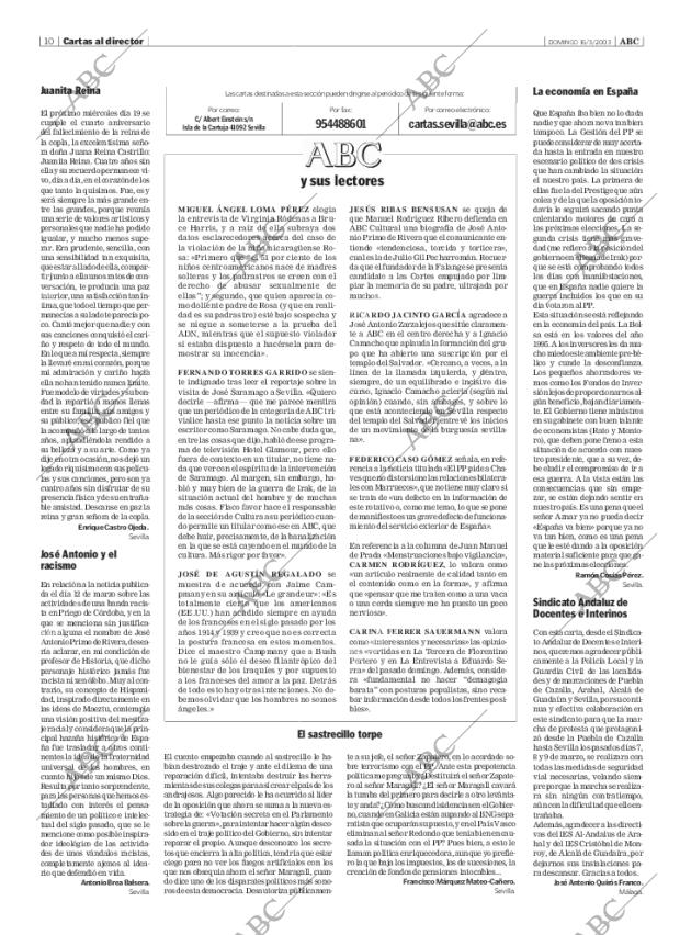 ABC SEVILLA 16-03-2003 página 10