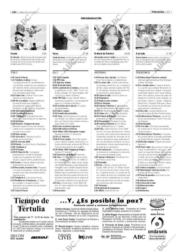 ABC MADRID 19-03-2003 página 107