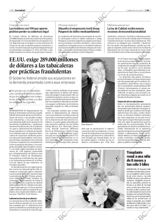 ABC MADRID 19-03-2003 página 48