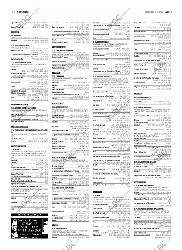 ABC MADRID 19-03-2003 página 64