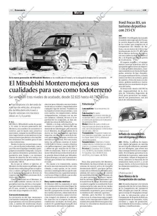 ABC MADRID 19-03-2003 página 88