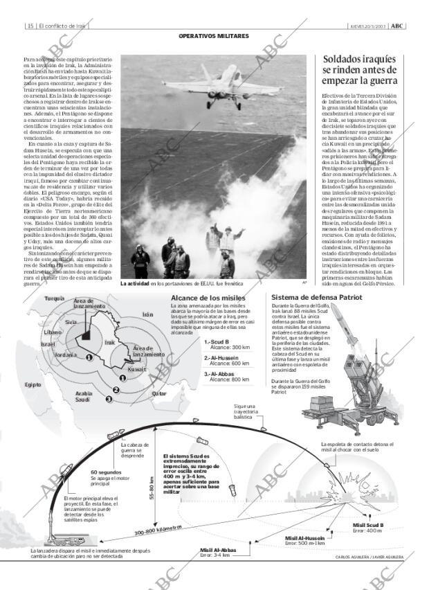 ABC MADRID 20-03-2003 página 15