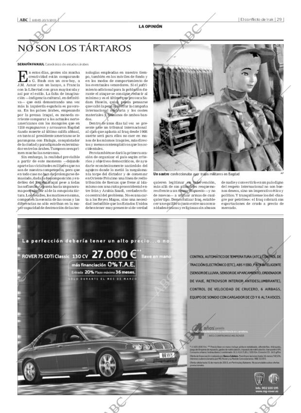 ABC MADRID 20-03-2003 página 29