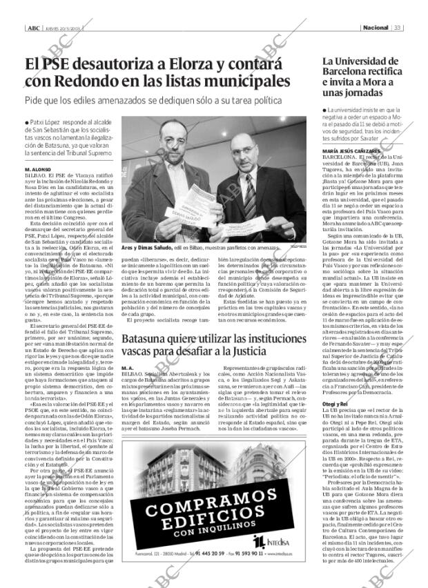 ABC MADRID 20-03-2003 página 33