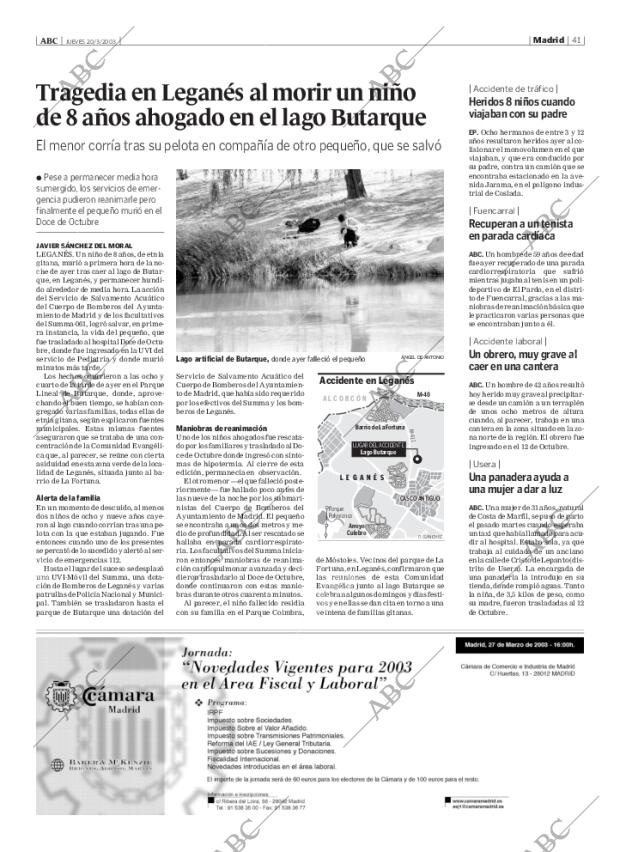 ABC MADRID 20-03-2003 página 41
