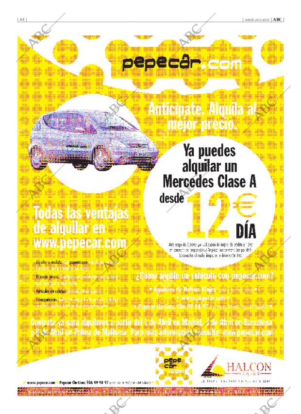 ABC MADRID 20-03-2003 página 44