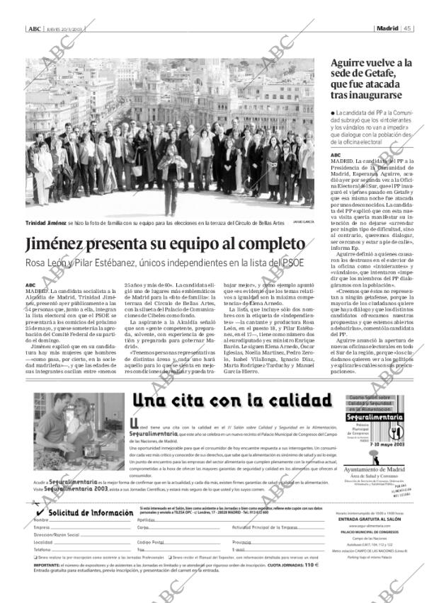 ABC MADRID 20-03-2003 página 45