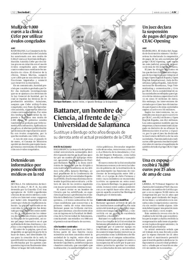 ABC MADRID 20-03-2003 página 52