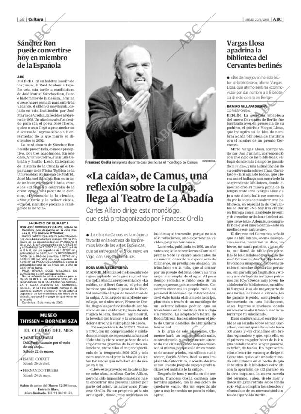 ABC MADRID 20-03-2003 página 58