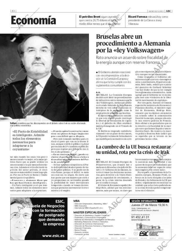 ABC MADRID 20-03-2003 página 83