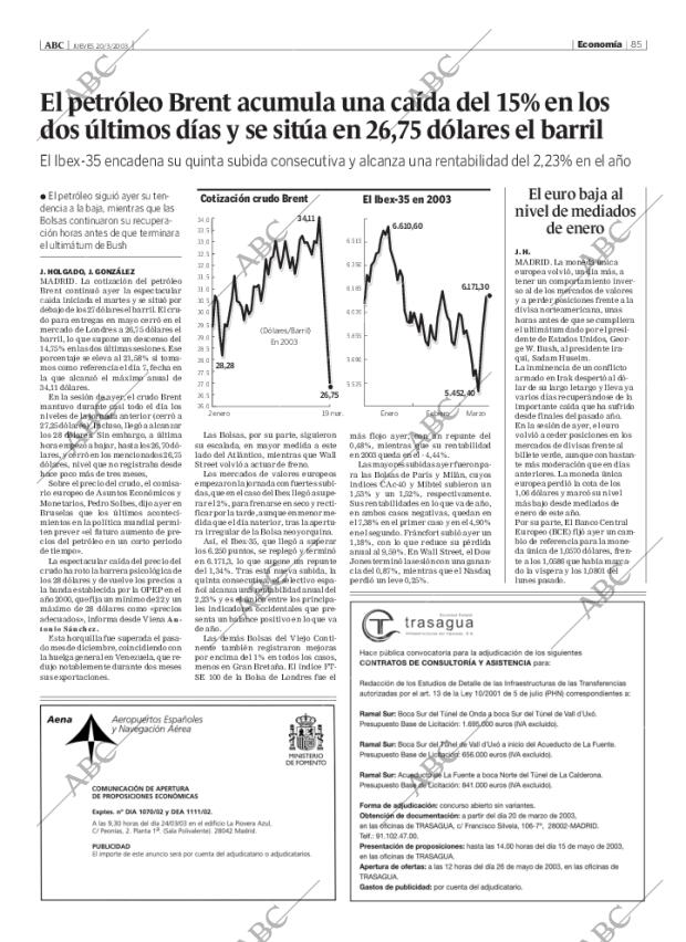 ABC MADRID 20-03-2003 página 85