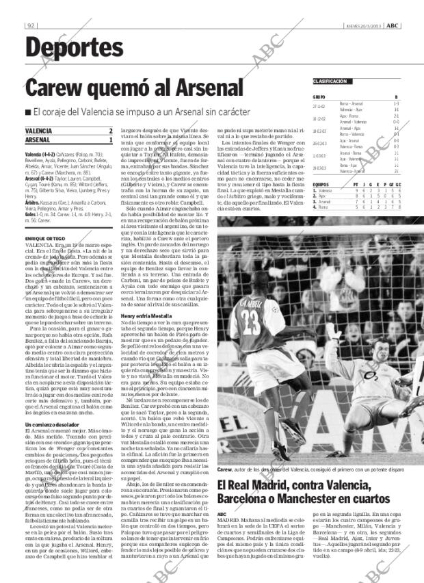 ABC MADRID 20-03-2003 página 92