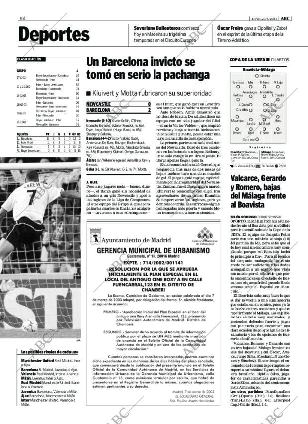 ABC MADRID 20-03-2003 página 93