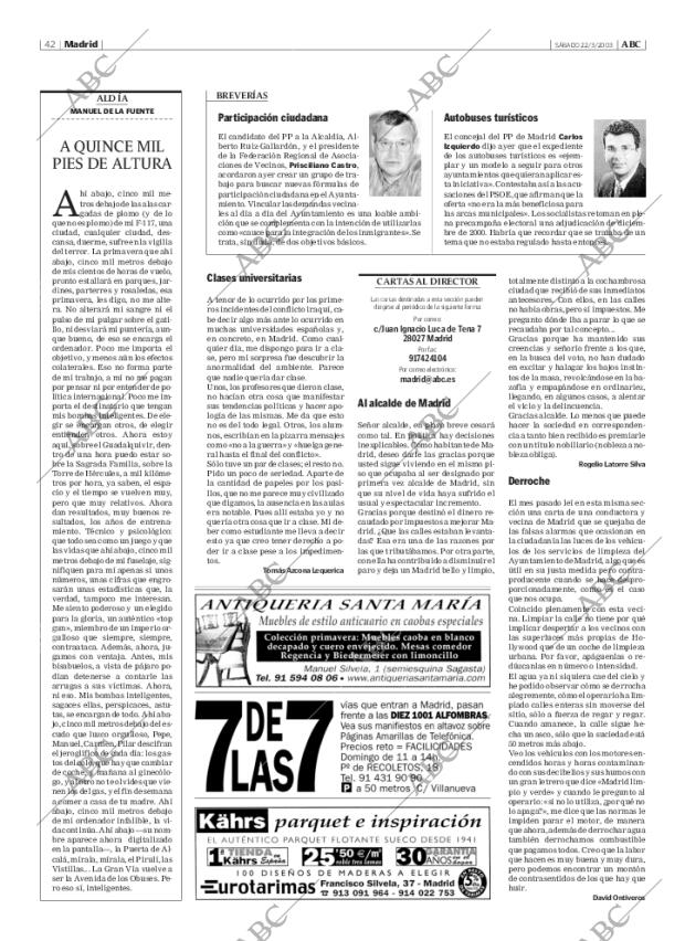 ABC MADRID 22-03-2003 página 42