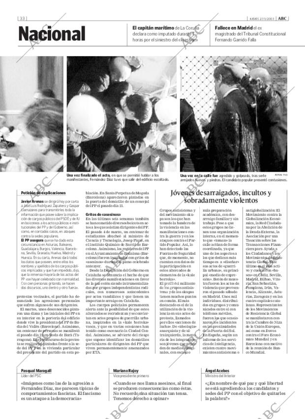 ABC MADRID 27-03-2003 página 33