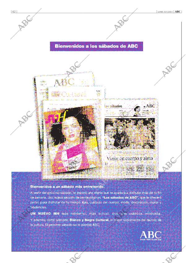 ABC MADRID 31-03-2003 página 62