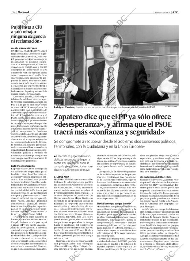 ABC MADRID 01-04-2003 página 34