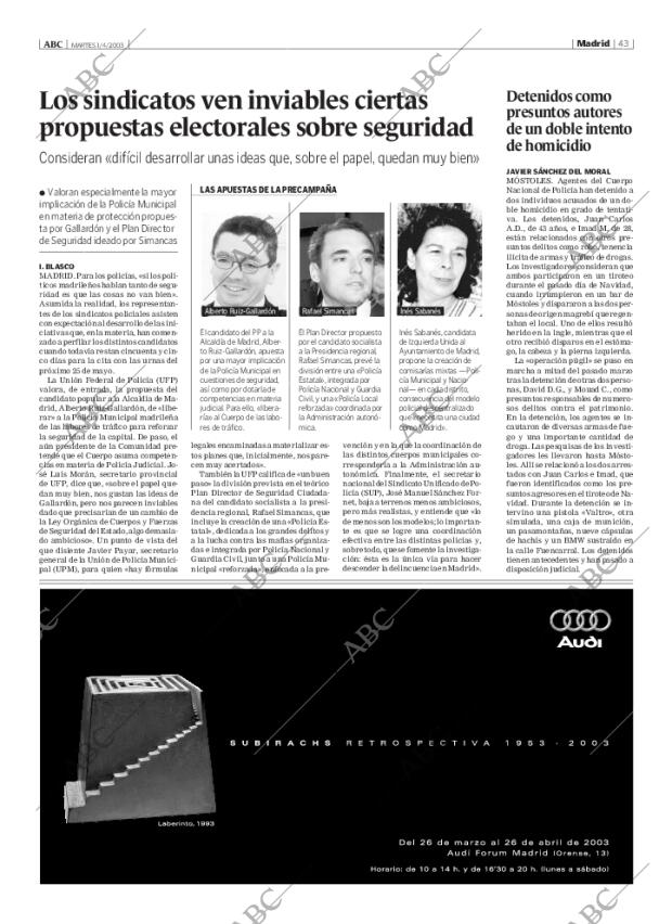 ABC MADRID 01-04-2003 página 43