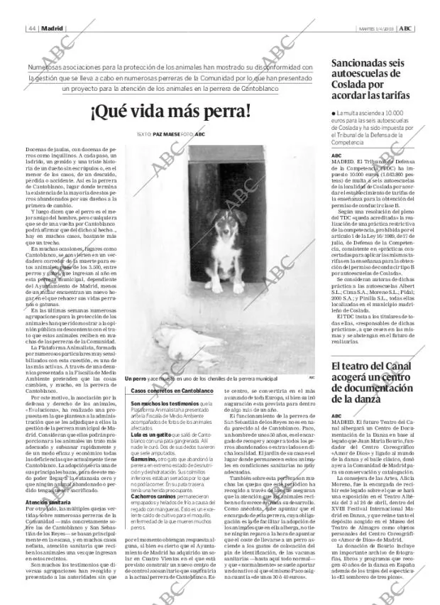 ABC MADRID 01-04-2003 página 44