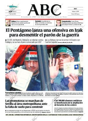 ABC SEVILLA 01-04-2003 página 1