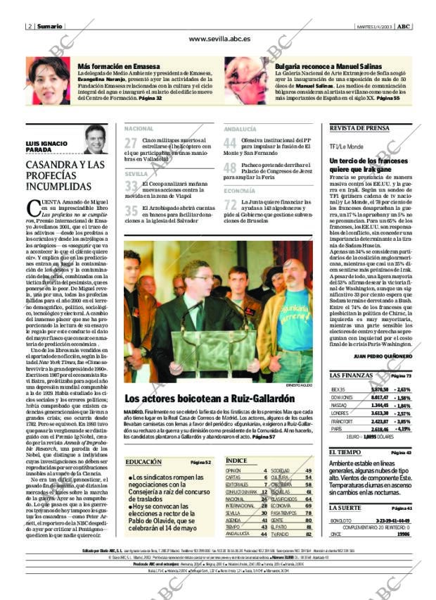 ABC SEVILLA 01-04-2003 página 2