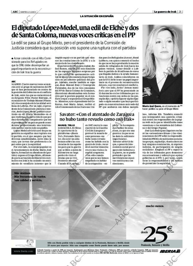 ABC SEVILLA 01-04-2003 página 21