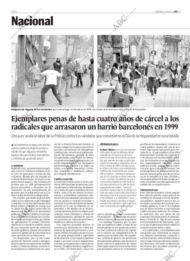 ABC SEVILLA 01-04-2003 página 24