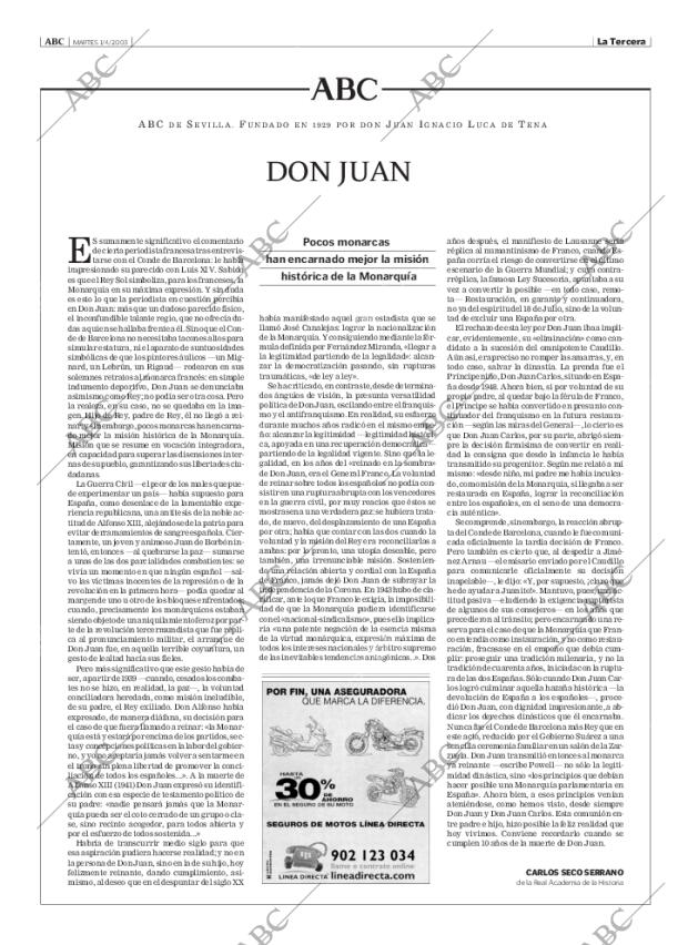 ABC SEVILLA 01-04-2003 página 3