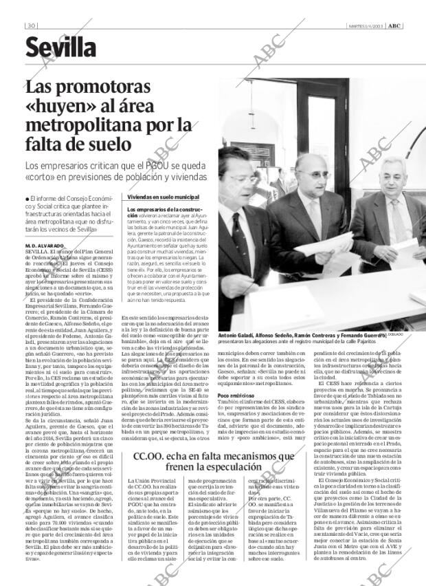ABC SEVILLA 01-04-2003 página 30