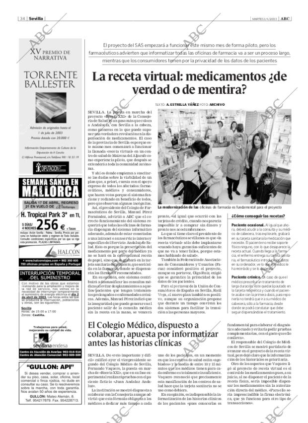 ABC SEVILLA 01-04-2003 página 34