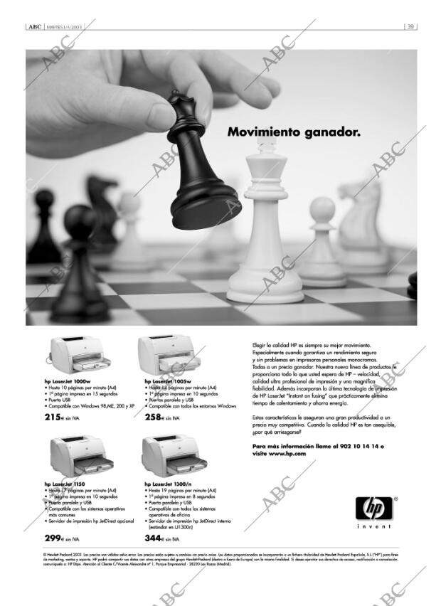 ABC SEVILLA 01-04-2003 página 39