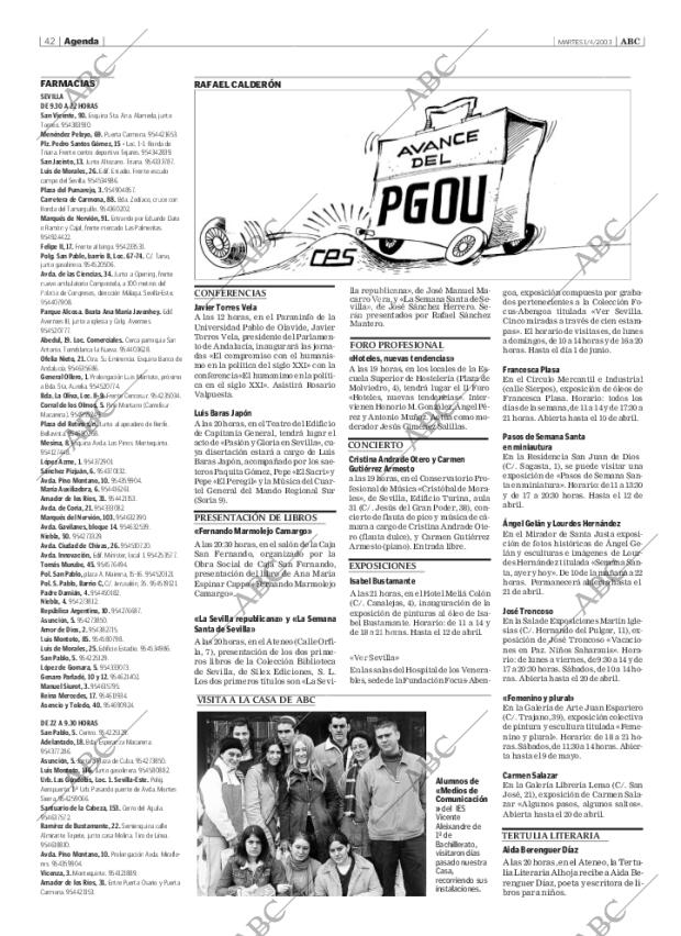 ABC SEVILLA 01-04-2003 página 42