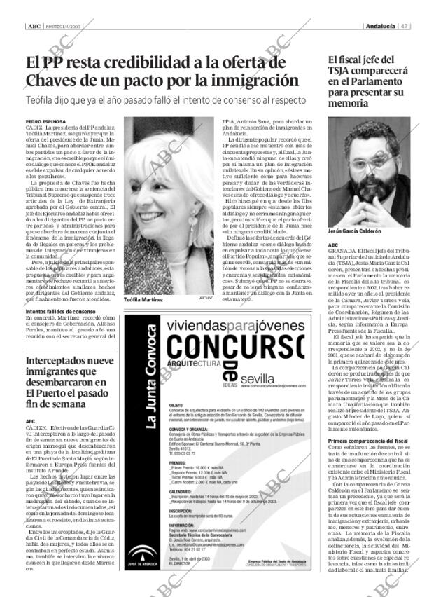 ABC SEVILLA 01-04-2003 página 47