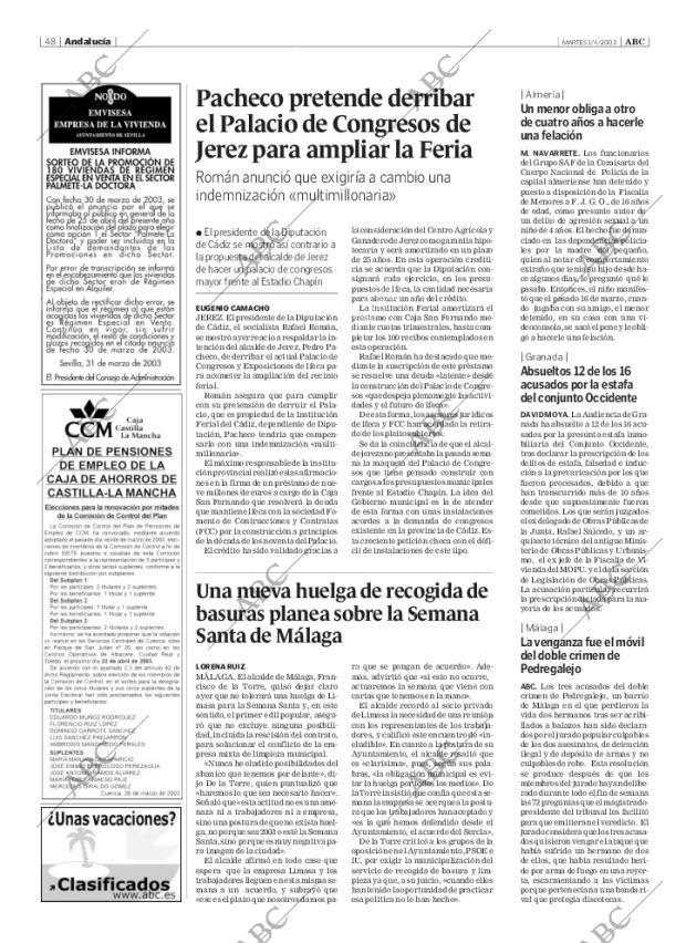 ABC SEVILLA 01-04-2003 página 48