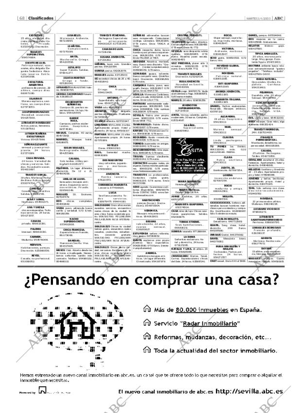 ABC SEVILLA 01-04-2003 página 68