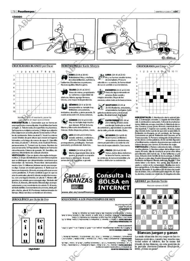 ABC SEVILLA 01-04-2003 página 78