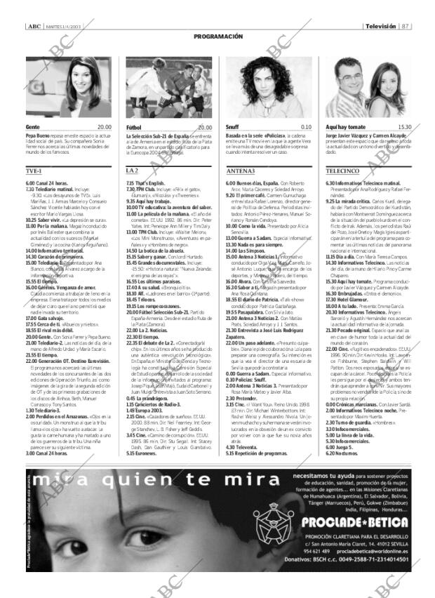 ABC SEVILLA 01-04-2003 página 87