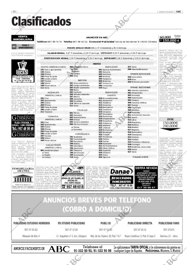 ABC CORDOBA 03-04-2003 página 68