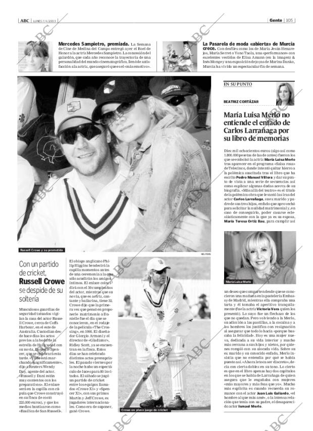 ABC MADRID 07-04-2003 página 105
