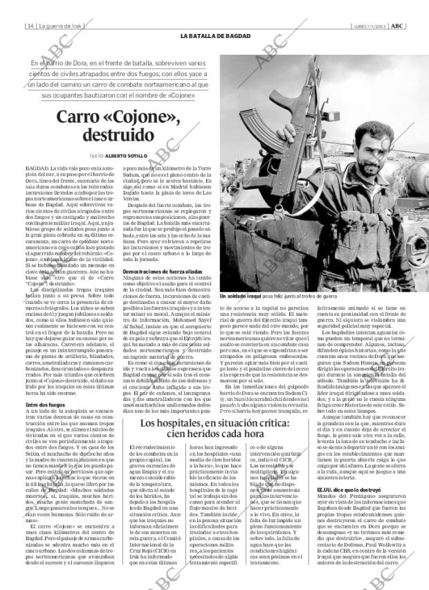 ABC MADRID 07-04-2003 página 14