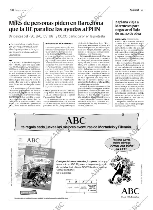 ABC MADRID 07-04-2003 página 33