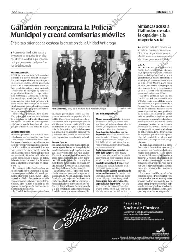 ABC MADRID 07-04-2003 página 41