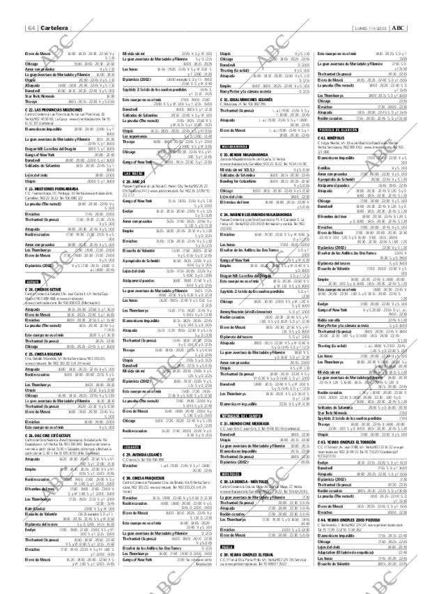 ABC MADRID 07-04-2003 página 64