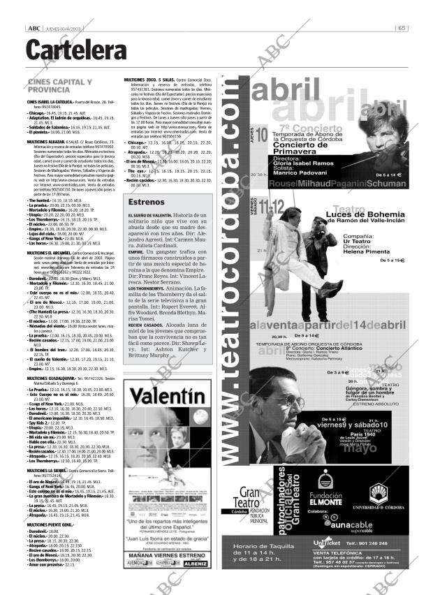 ABC CORDOBA 10-04-2003 página 65