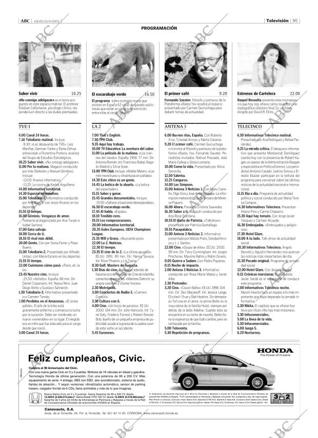 ABC CORDOBA 10-04-2003 página 95