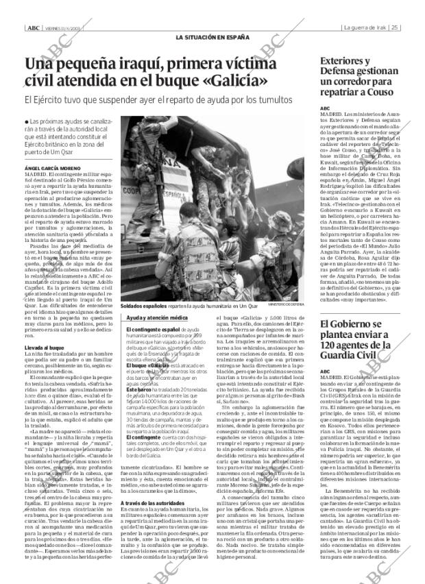 ABC MADRID 11-04-2003 página 25